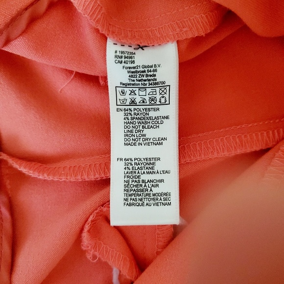 Forever 21 Coral Trousers - Picture 7 of 7